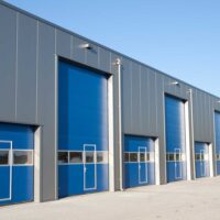 Industrial Unit with roller shutter doors