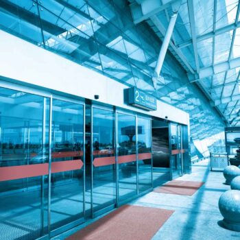 terminal entrance,automatic glass doors